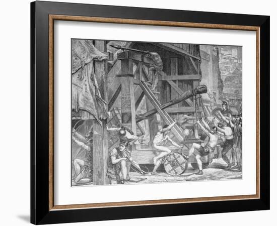 Engraving after the Catapult by Edward John Poynter-Philip Gendreau-Framed Giclee Print