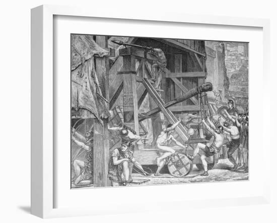 Engraving after the Catapult by Edward John Poynter-Philip Gendreau-Framed Giclee Print