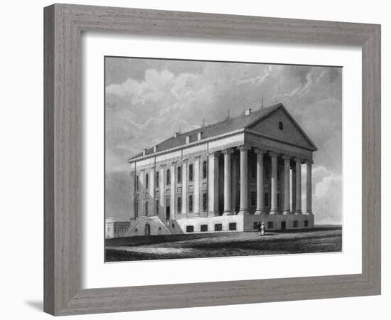 Engraving "Capitol, Richmond, Virginia"-null-Framed Giclee Print