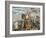 Engraving of Christopher Columbus Standing on His Ship-null-Framed Giclee Print