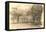 Engraving of Monticello, Charlottesville, Virginia-null-Framed Stretched Canvas