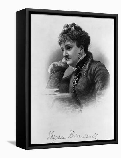 Engraving of Myra Bradwell-null-Framed Premier Image Canvas