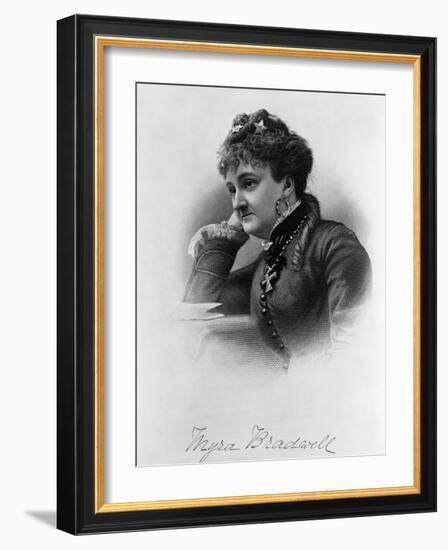 Engraving of Myra Bradwell-null-Framed Giclee Print