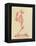 Engraving of Praying Male Skeleton by Cheselden-Mehau Kulyk-Framed Premier Image Canvas