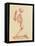 Engraving of Praying Male Skeleton by Cheselden-Mehau Kulyk-Framed Premier Image Canvas