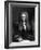 Engraving of Sir Isaac Newton Seated at a Table-null-Framed Giclee Print