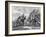 Engraving of the Battle of Saratoga, 1777-F. Godfrey-Framed Giclee Print