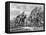 Engraving of the Battle of Saratoga, 1777-F. Godfrey-Framed Premier Image Canvas