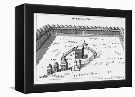 Engraving of the Temple of Mecca-null-Framed Premier Image Canvas