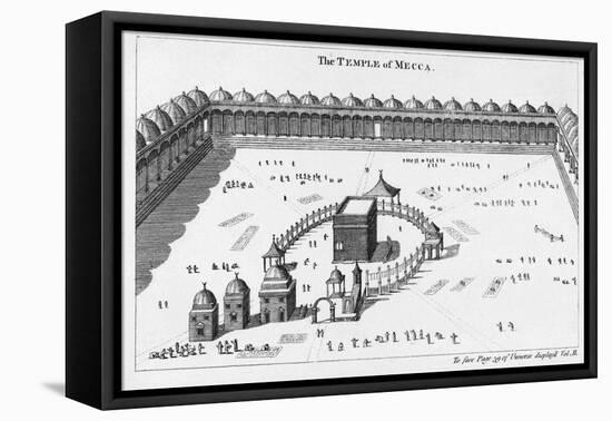 Engraving of the Temple of Mecca-null-Framed Premier Image Canvas