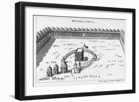 Engraving of the Temple of Mecca-null-Framed Giclee Print