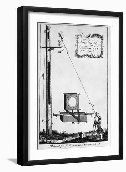 Engraving "The Aerial Telescope"-null-Framed Giclee Print