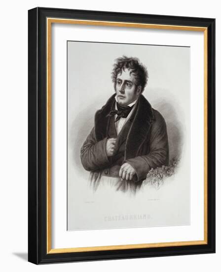 Engraving-Gaillard-Framed Giclee Print