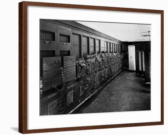 Eniac Computer Was the First General-Purpose Electronic Digital Computer-null-Framed Photo