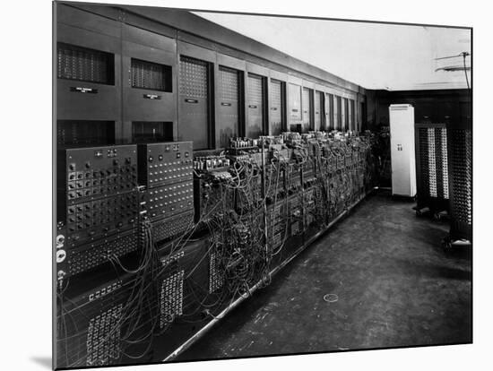 Eniac Computer Was the First General-Purpose Electronic Digital Computer-null-Mounted Photo