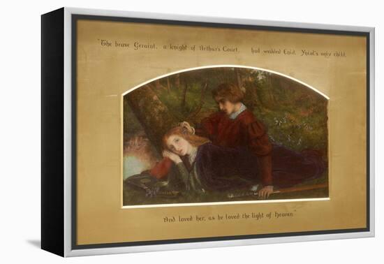 Enid and Geraint-Arthur Hughes-Framed Premier Image Canvas