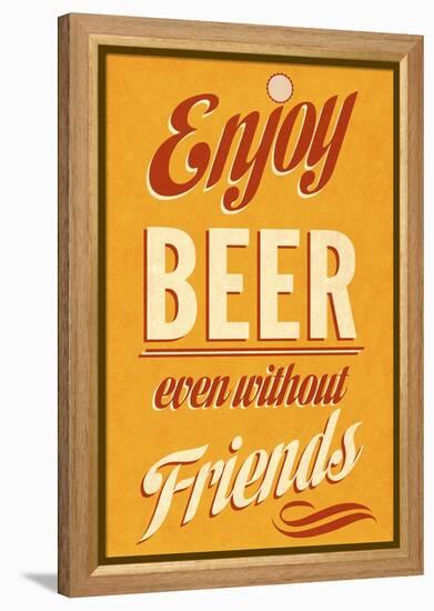 Enjoy Beer-null-Framed Stretched Canvas