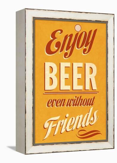 Enjoy Beer-null-Framed Stretched Canvas