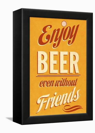 Enjoy Beer-null-Framed Stretched Canvas