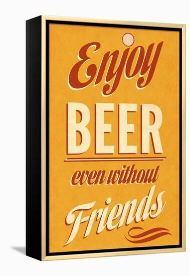 Enjoy Beer-null-Framed Stretched Canvas