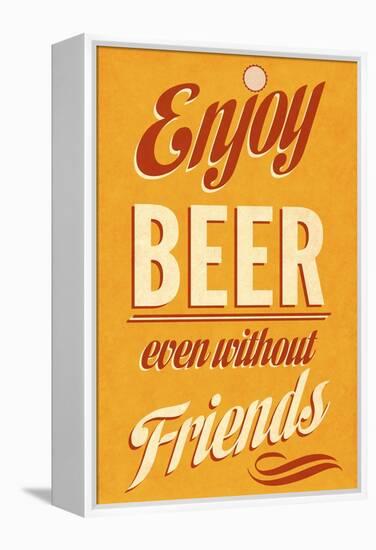 Enjoy Beer-null-Framed Stretched Canvas