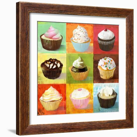 Enjoy Cupcakes-Cory Steffen-Framed Giclee Print