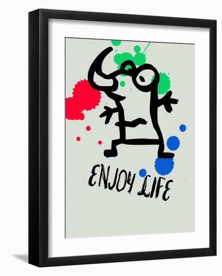 Enjoy Life 1-Lina Lu-Framed Art Print