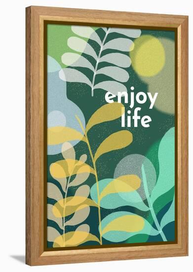 Enjoy Life-null-Framed Stretched Canvas
