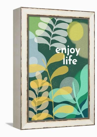 Enjoy Life-null-Framed Stretched Canvas