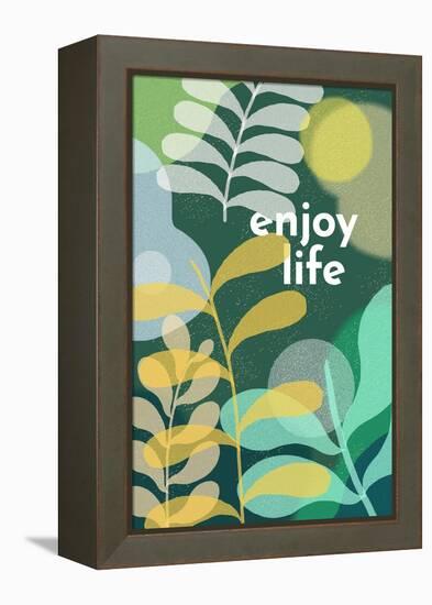 Enjoy Life-null-Framed Stretched Canvas