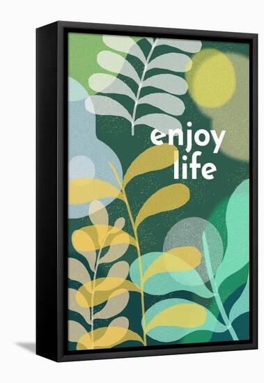 Enjoy Life-null-Framed Stretched Canvas