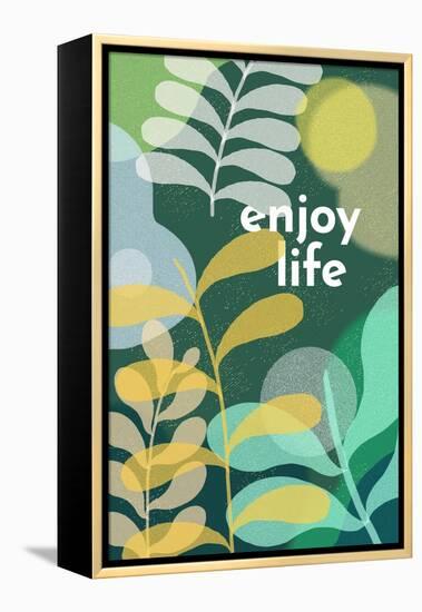 Enjoy Life-null-Framed Stretched Canvas