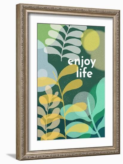 Enjoy Life-null-Framed Art Print