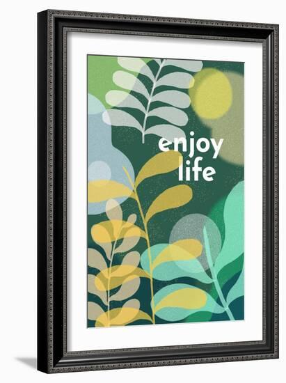 Enjoy Life-null-Framed Art Print