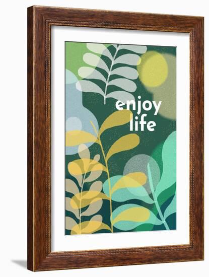 Enjoy Life-null-Framed Premium Giclee Print