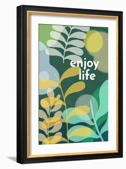 Enjoy Life-null-Framed Premium Giclee Print