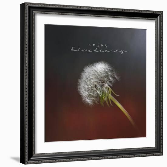 Enjoy Simplicity-Jai Johnson-Framed Giclee Print