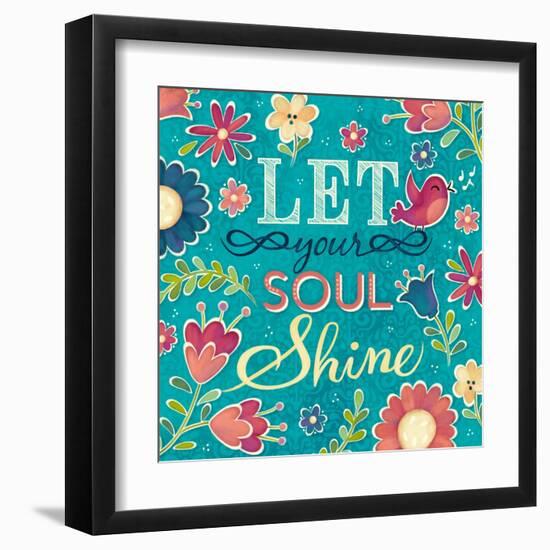 Enjoy the Little Things Burst II-Josefina-Framed Art Print