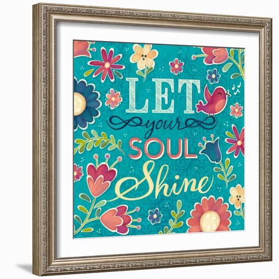 Enjoy the Little Things Burst II-Josefina-Framed Art Print