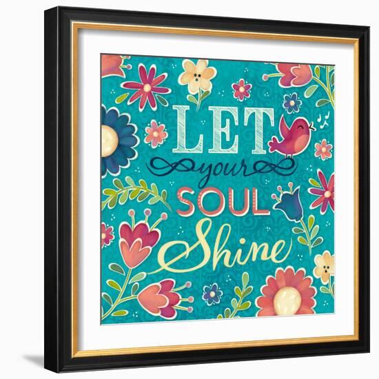 Enjoy the Little Things Burst II-Josefina-Framed Art Print