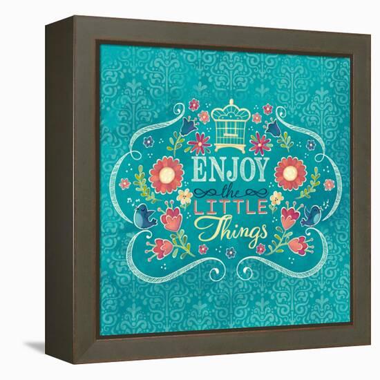 Enjoy the Little Things I-Josefina-Framed Stretched Canvas