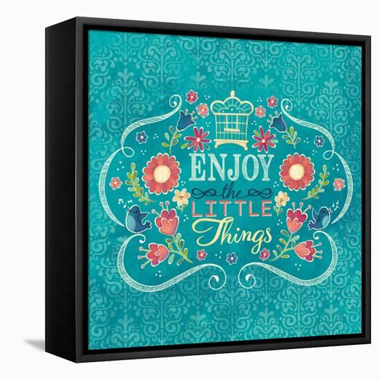 Enjoy the Little Things I-Josefina-Framed Stretched Canvas