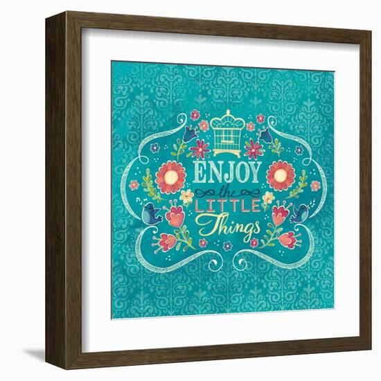 Enjoy the Little Things I-Josefina-Framed Art Print