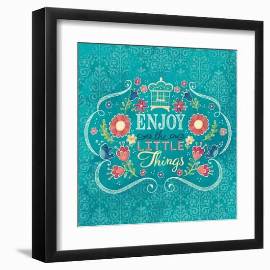 Enjoy the Little Things I-Josefina-Framed Art Print