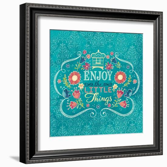 Enjoy the Little Things I-Josefina-Framed Art Print