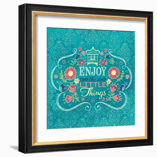 Enjoy the Little Things I-Josefina-Framed Art Print