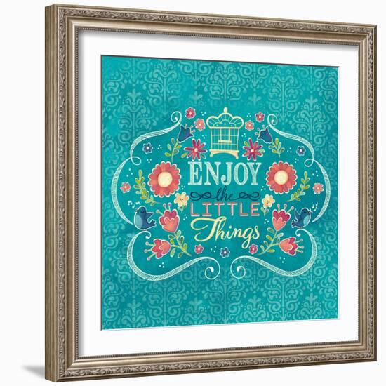 Enjoy the Little Things I-Josefina-Framed Art Print