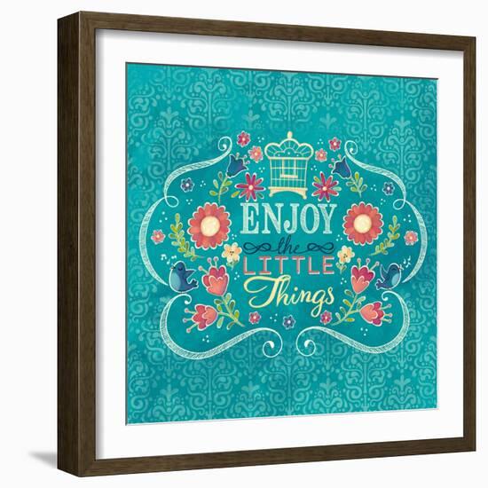 Enjoy the Little Things I-Josefina-Framed Art Print