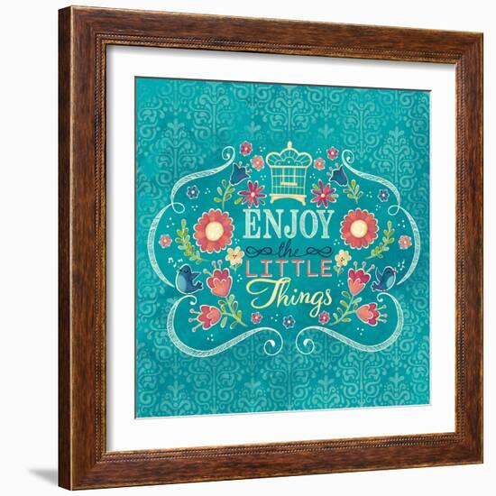 Enjoy the Little Things I-Josefina-Framed Art Print