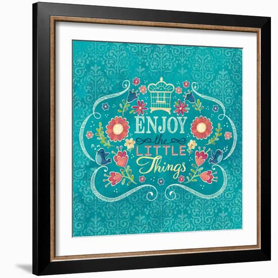 Enjoy the Little Things I-Josefina-Framed Art Print